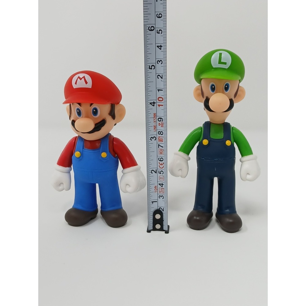 Super Mario Brothers Bros 5" Action Figure Mario & Luigi Gift Toy Collection Set - Picture 2 of 7
